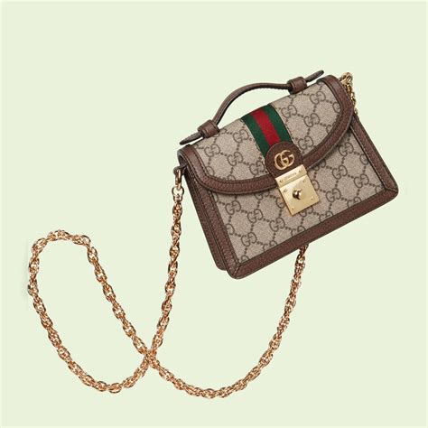 mini borse in tessuto gucci|Gucci Super mini borsa Ophidia.